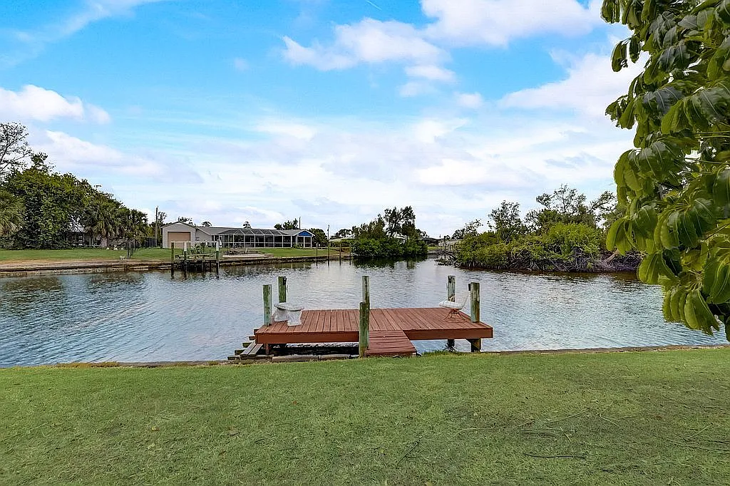 A Tip-Lot Canal Home With 185 Feet of Waterfront for $435,000