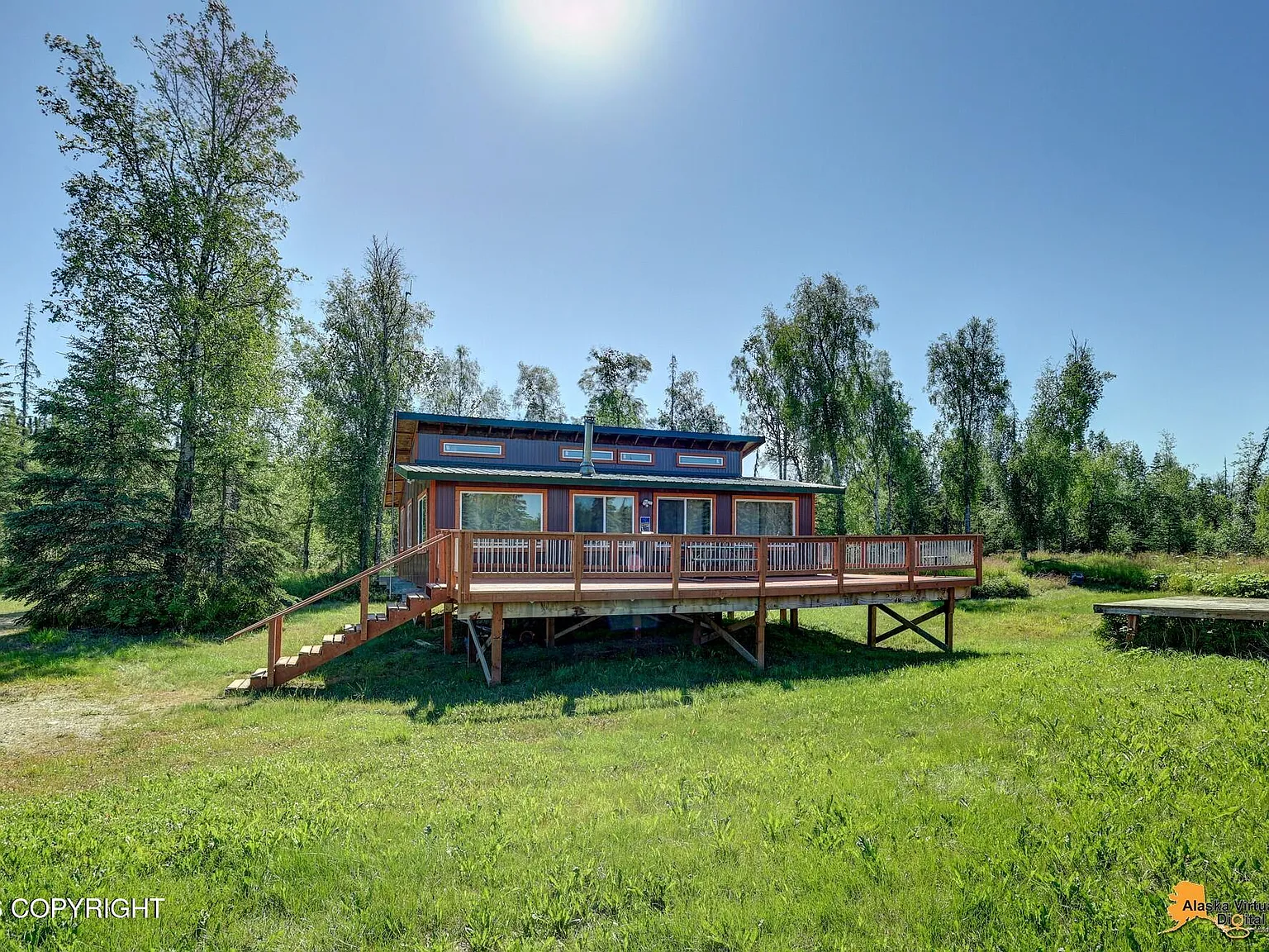 A Fully Furnished Cabin on 400 Feet of Alaska River Frontage