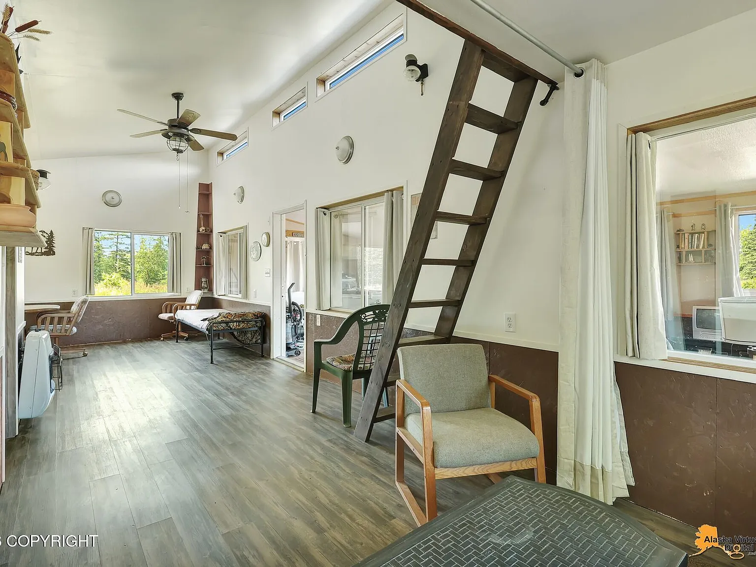 A Fully Furnished Cabin on 400 Feet of Alaska River Frontage