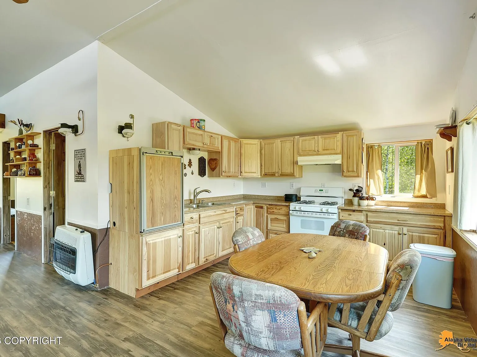 A Fully Furnished Cabin on 400 Feet of Alaska River Frontage