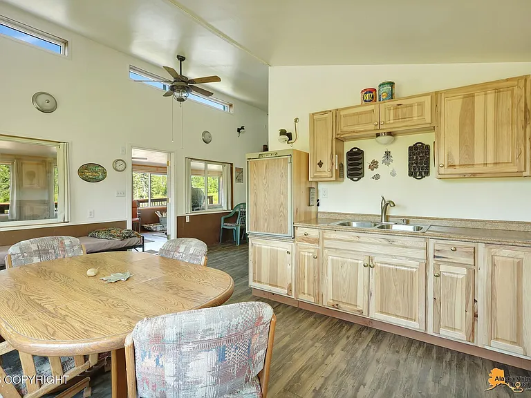 A Fully Furnished Cabin on 400 Feet of Alaska River Frontage