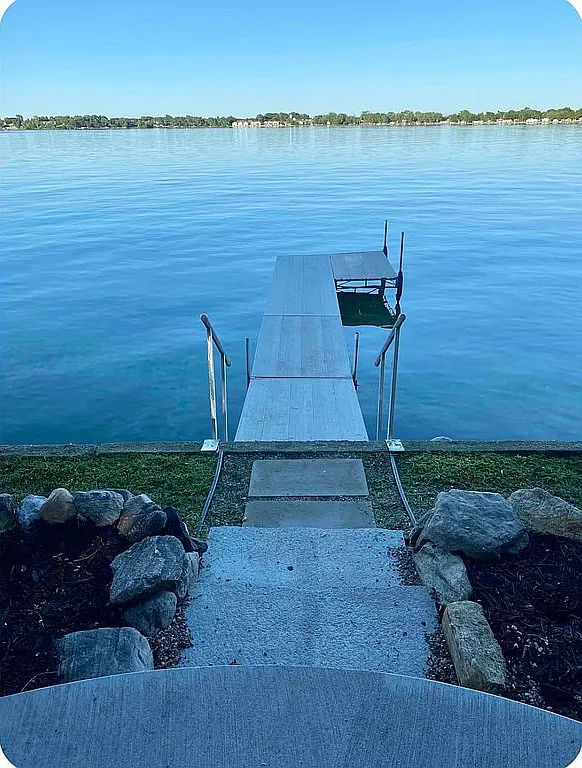 112 Feet of Brant Lake Shoreline With Your Own Boat Ramp