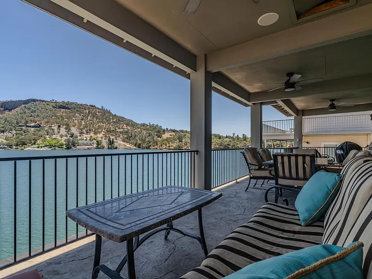 A Boat Dock, Lift, and Two Jet Ski Ports on Lake Tulloch