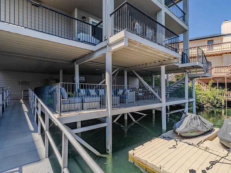 A Boat Dock, Lift, and Two Jet Ski Ports on Lake Tulloch