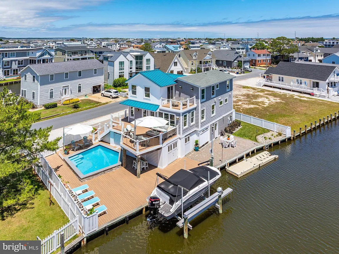 Bay Frontage, a Private Pool, and a Two-Block Walk to the Beach in Fenwick Island