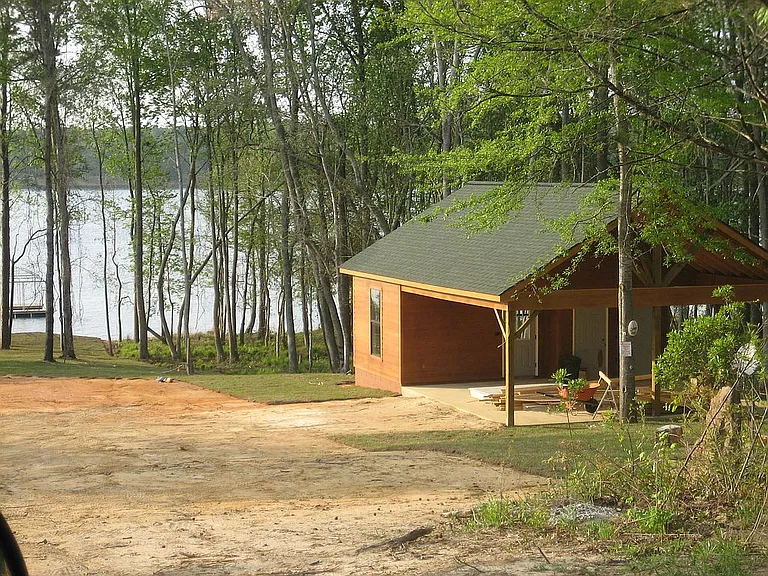 A Covered Dock, a Furnished Cabin, and Room to Build on Lake Eufaula