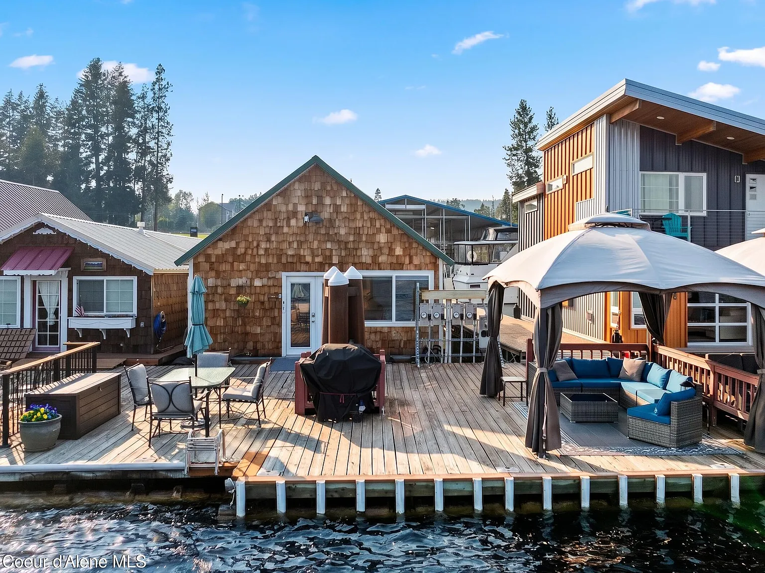 A Floating Cottage on Lake Pend Oreille