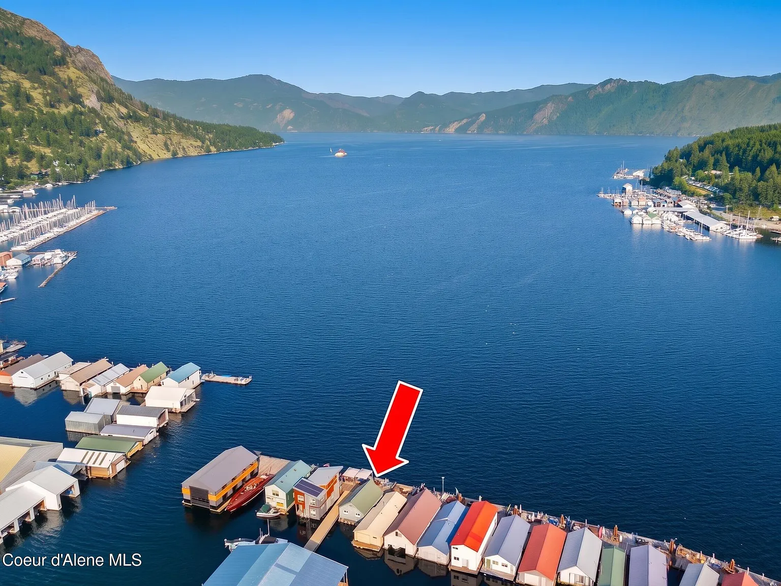 A Floating Cottage on Lake Pend Oreille