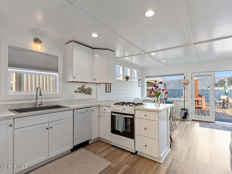 A Floating Cottage on Lake Pend Oreille