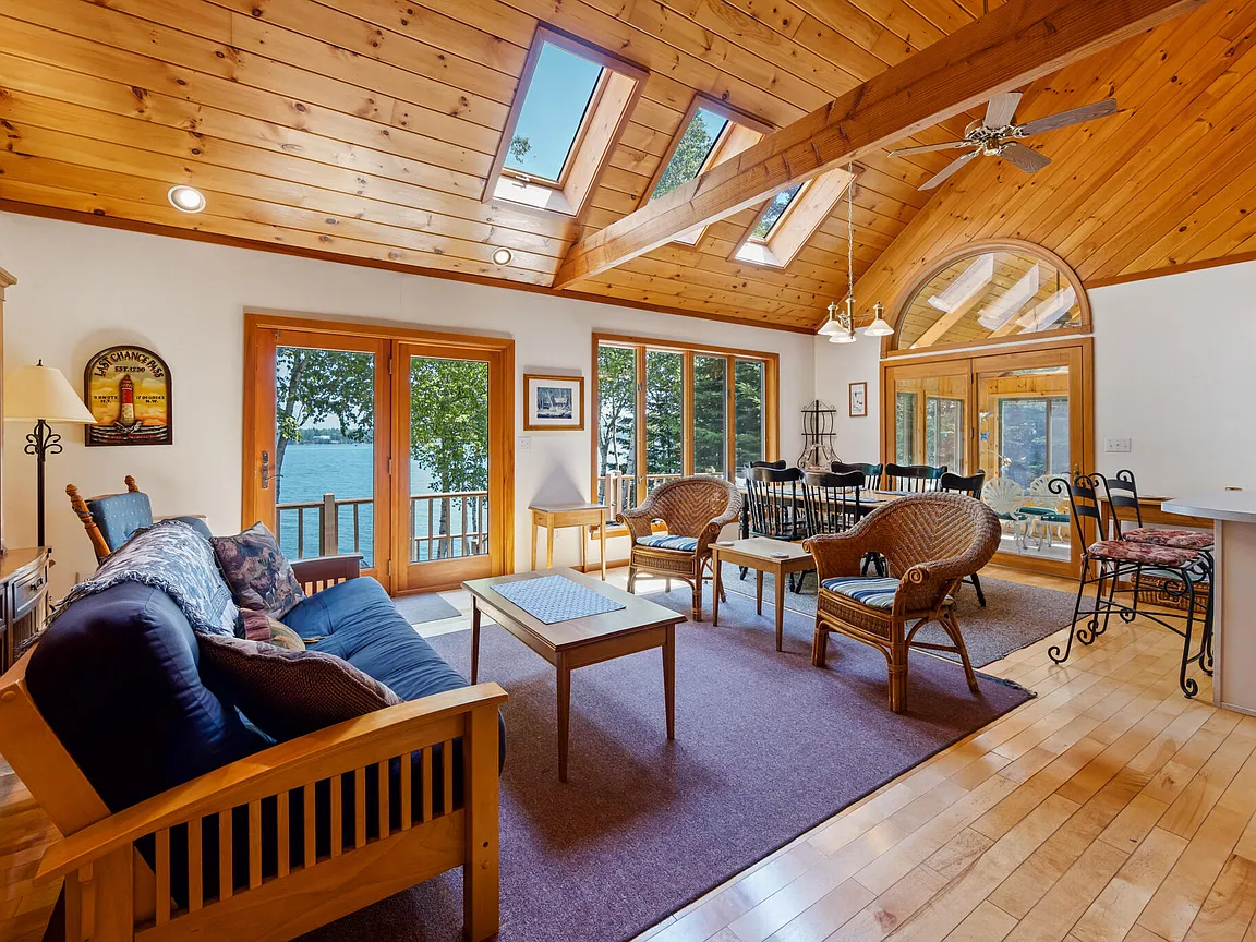 210 Feet of Deep-Water Frontage on Harrington Bay — Sold Fully Furnished