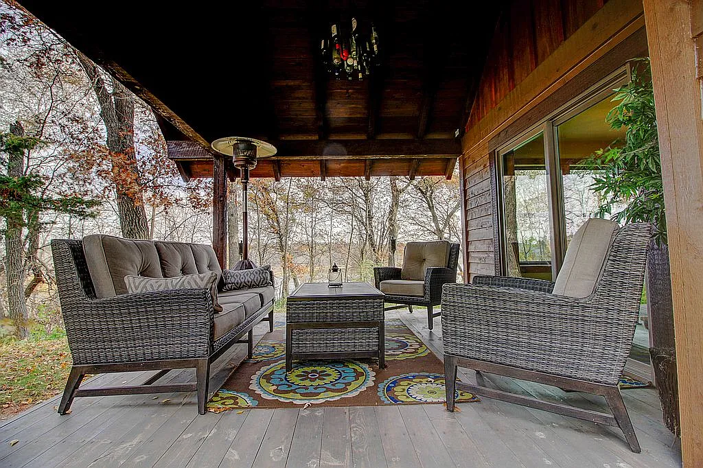 A Stone Fireplace and 600 Feet of Sibley Lake Shoreline