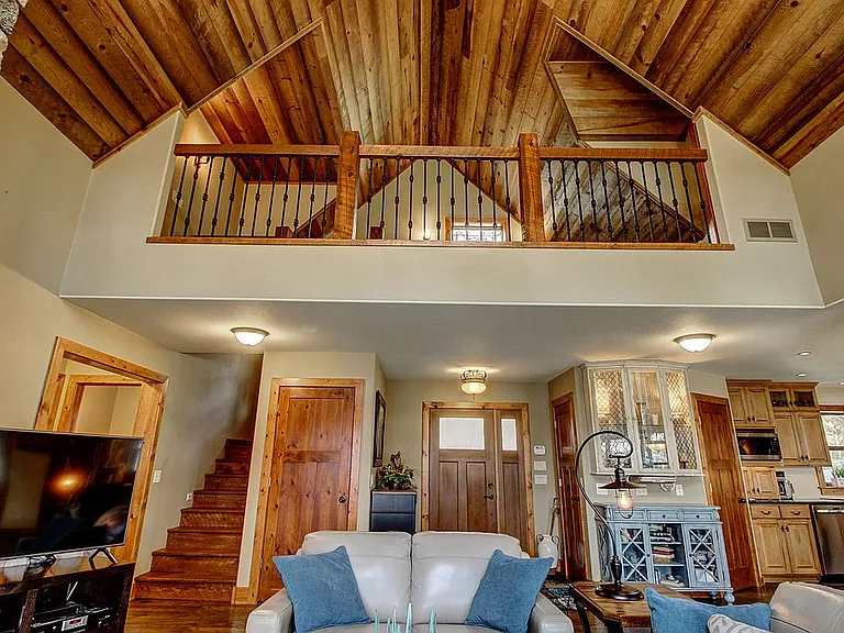 A Stone Fireplace and 600 Feet of Sibley Lake Shoreline