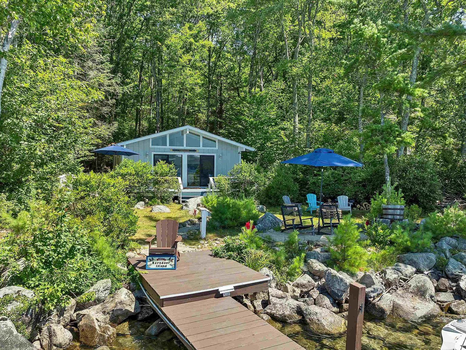 A True Island Bungalow on Lake Winnipesaukee