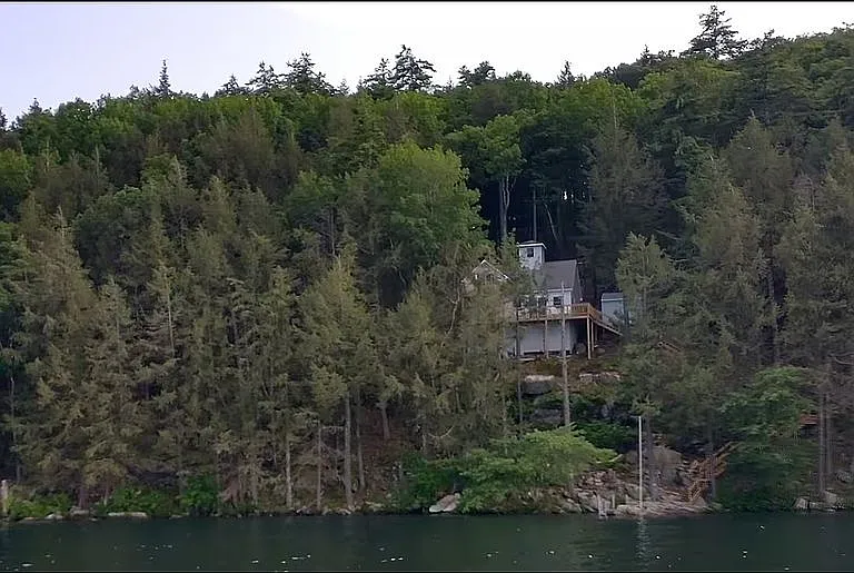 A Private Island Cabin on Lake Winnipesaukee for $700,000