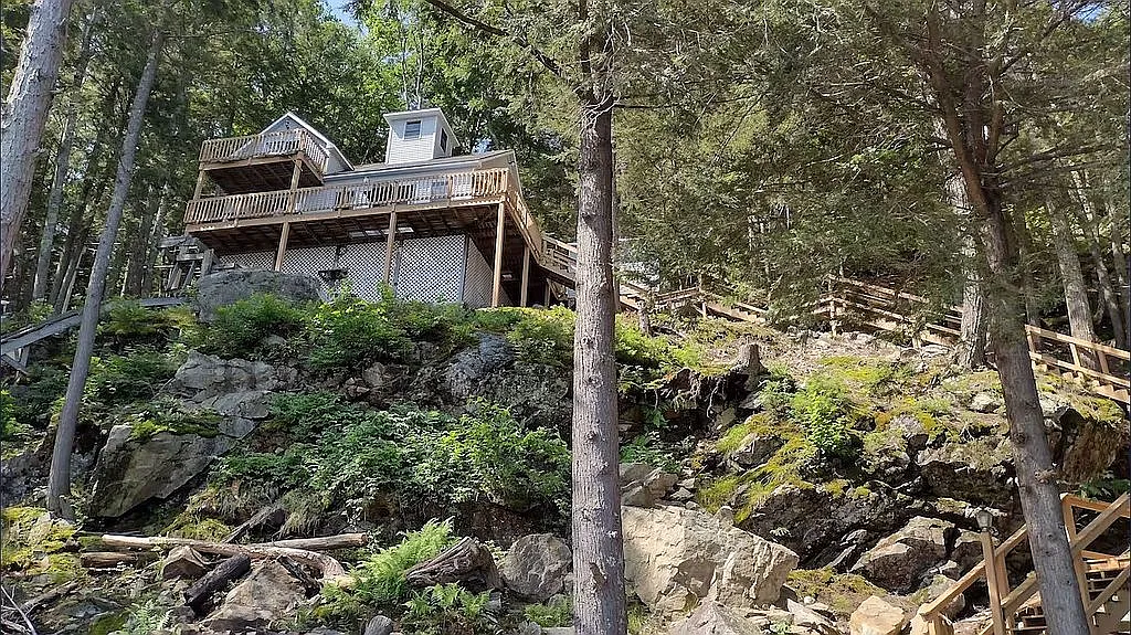 A Private Island Cabin on Lake Winnipesaukee for $700,000