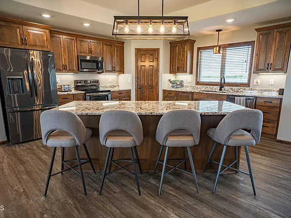 New Construction on Blue Lake, With a 3,600-Square-Foot Shop