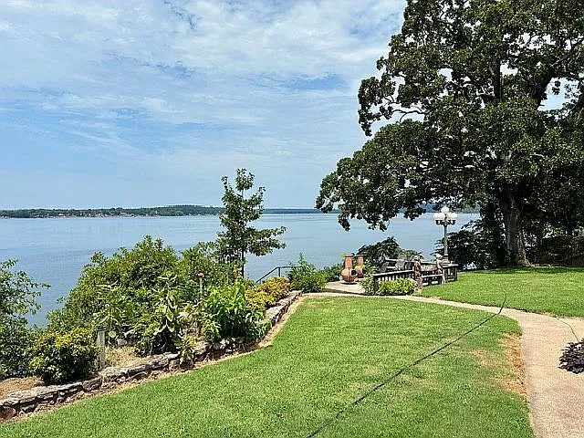 A Deep-Water Dock and Sunset Views on Grand Lake for $650,000
