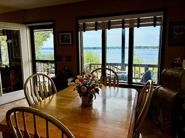 A Deep-Water Dock and Sunset Views on Grand Lake for $650,000