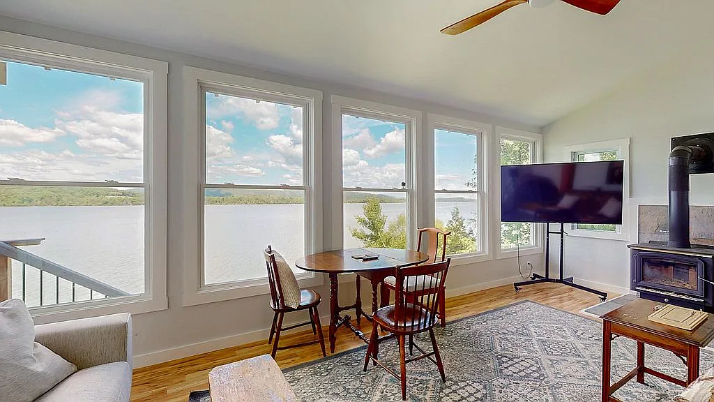 A Fully Renovated Camp on Lake Champlain, With a Mooring for a 45-Foot Boat