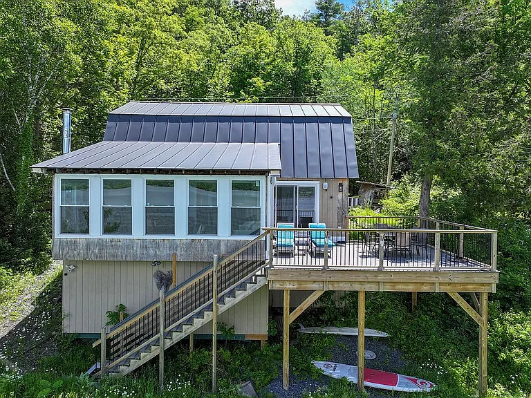 A Fully Renovated Camp on Lake Champlain, With a Mooring for a 45-Foot Boat