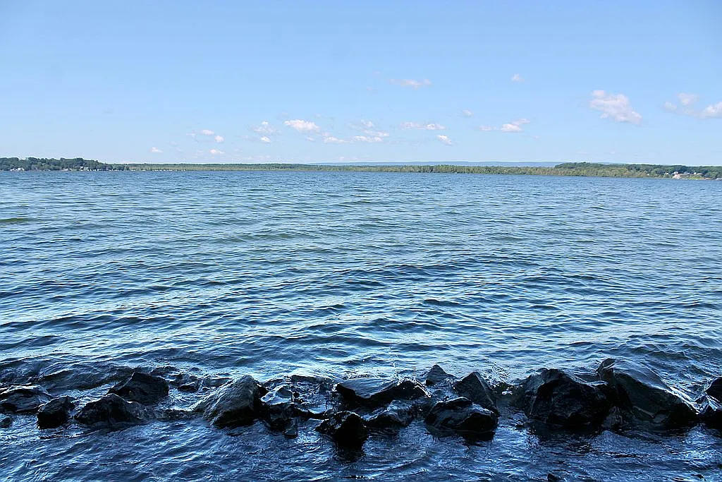 An Architect-Designed Retreat on 125 Feet of Saratoga Lake