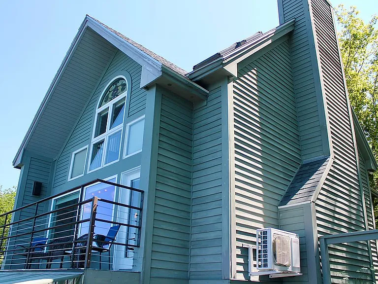 An Architect-Designed Retreat on 125 Feet of Saratoga Lake