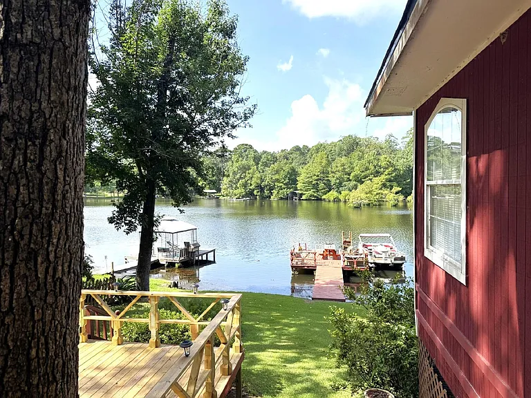 A Private Dock and Two Shaded Lots on Lake Amanda