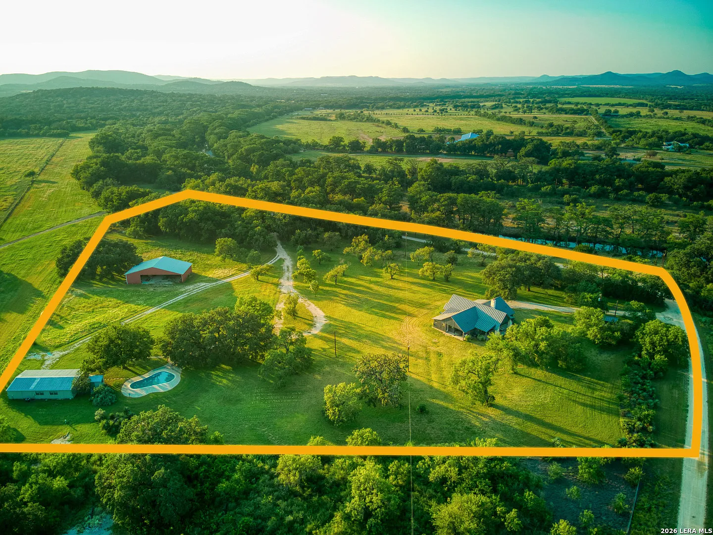 A Custom Hill Country Estate on 954 Feet of the Sabinal River
