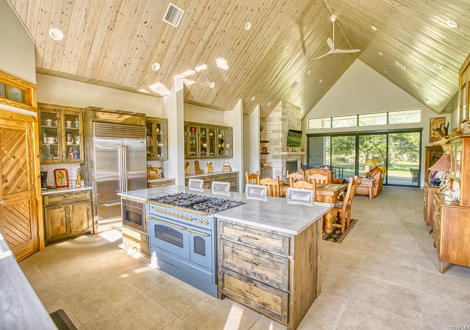 A Custom Hill Country Estate on 954 Feet of the Sabinal River