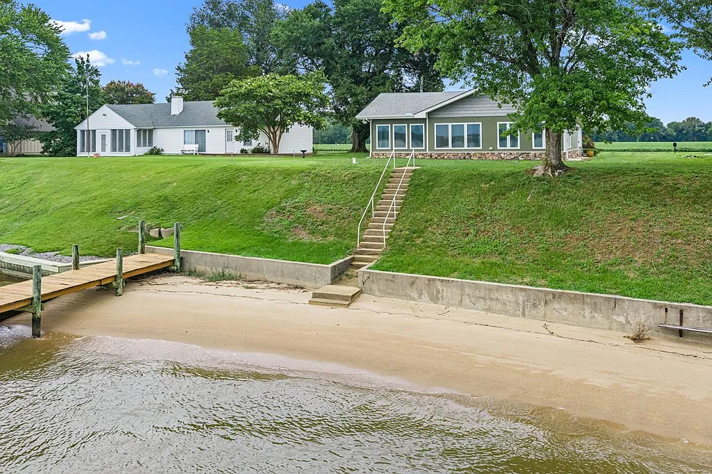 A Private Pier on the Rappahannock River in the Northern Neck