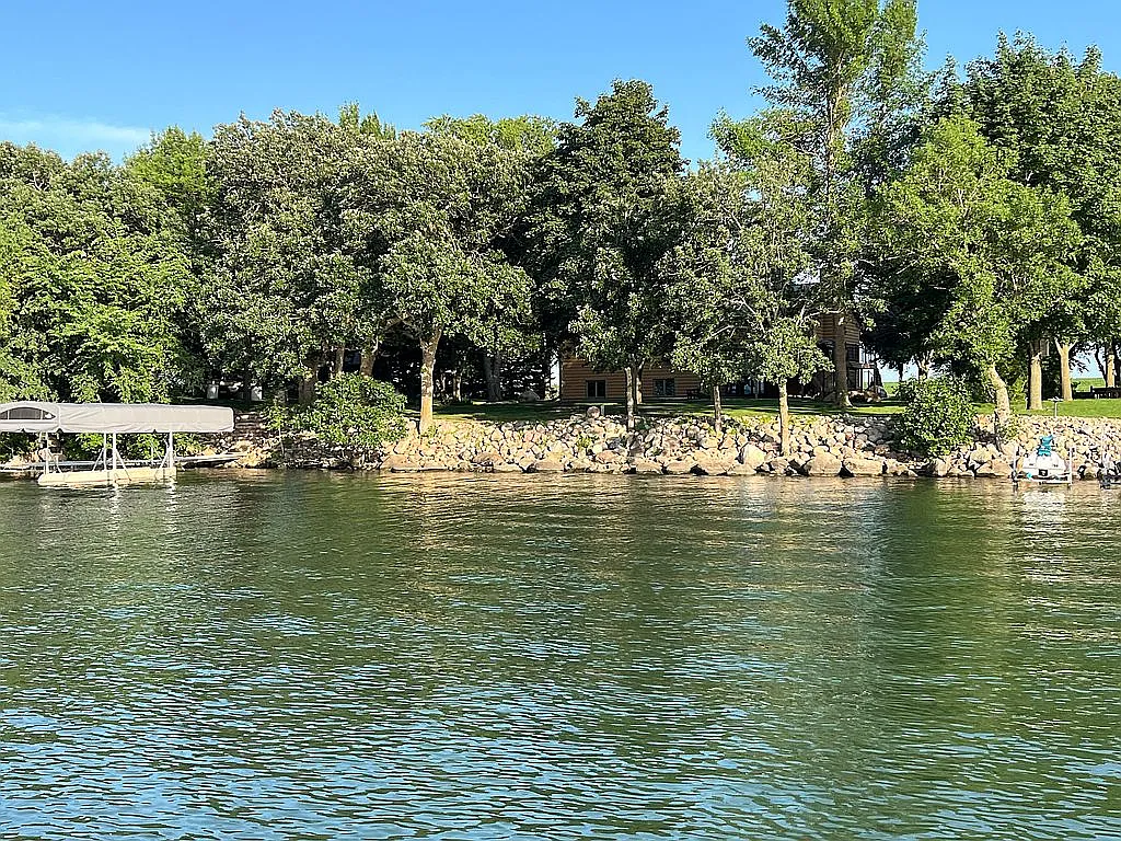 A Protected Bay on Lake Sarah, Built for Walleye Fishing