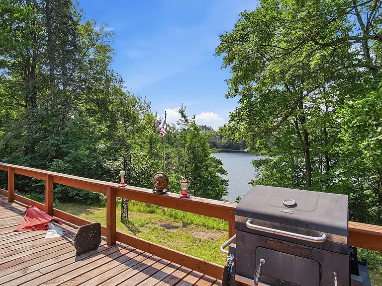 A Finished Main Level and an Unfinished Upstairs on 570 Feet of Eureka Lake