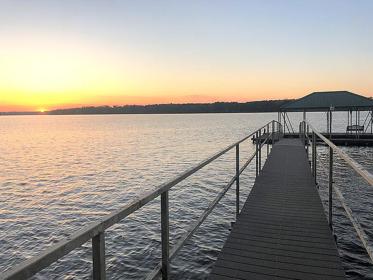 A Covered Dock, a Furnished Cabin, and Room to Build on Lake Eufaula