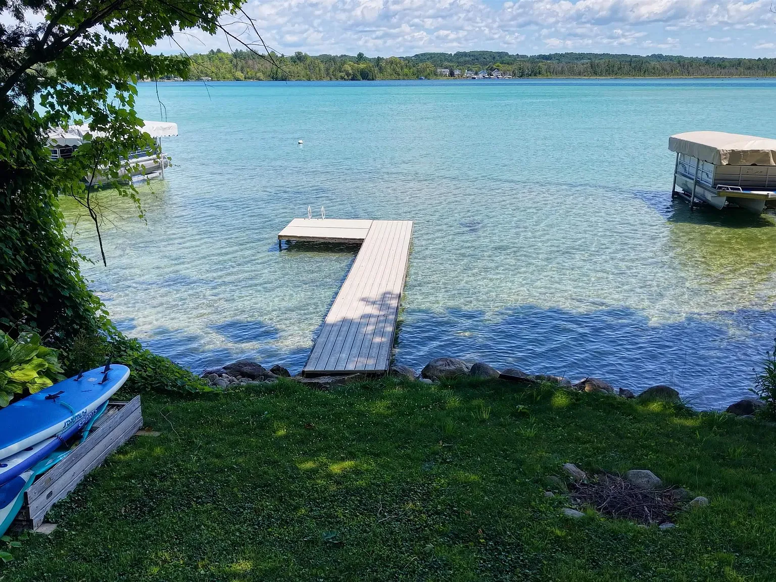 Forty Feet on Elk Lake, Minutes From the Harbor