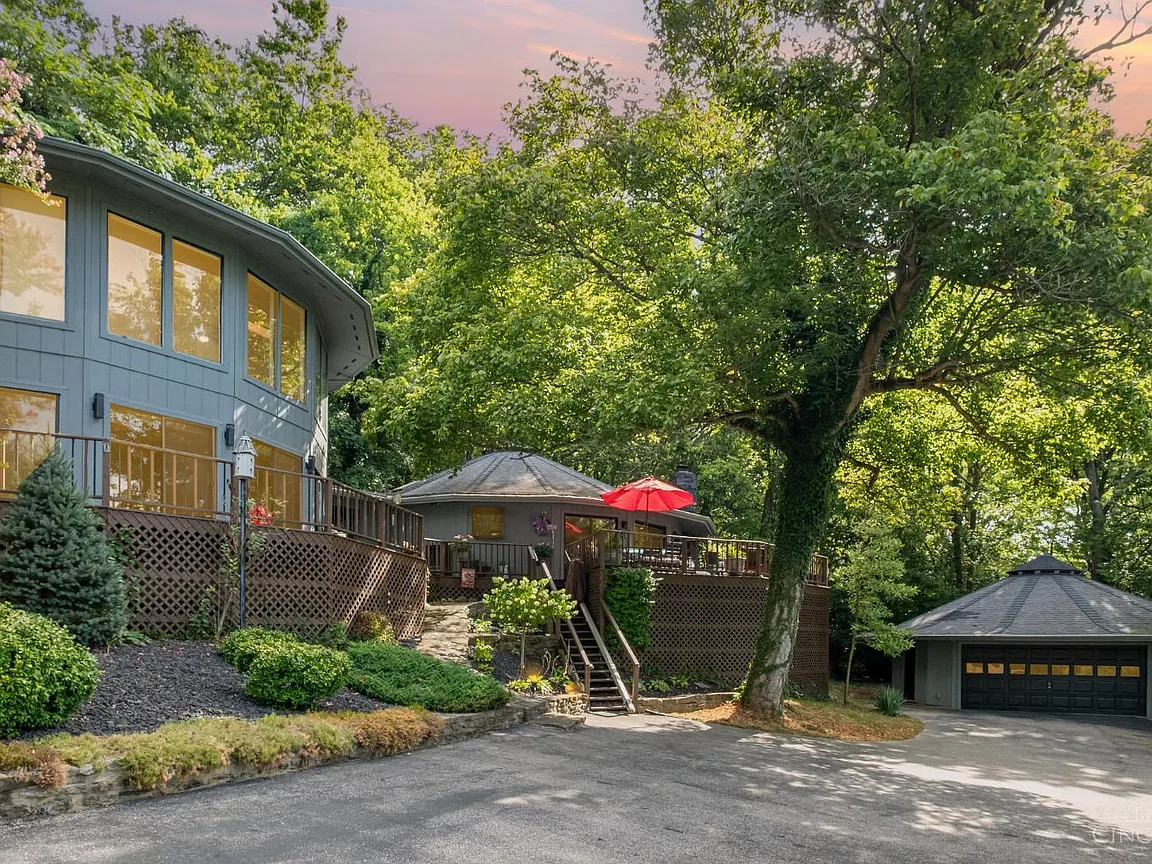 Walls of Windows on the Ohio River — Plus 4.59 Acres Across the Street