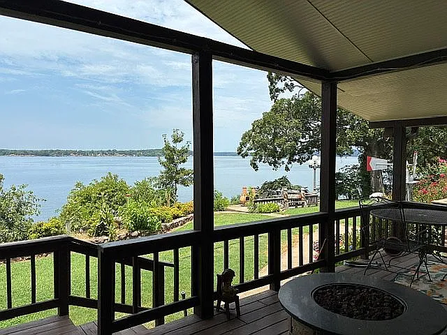 A Deep-Water Dock and Sunset Views on Grand Lake for $650,000
